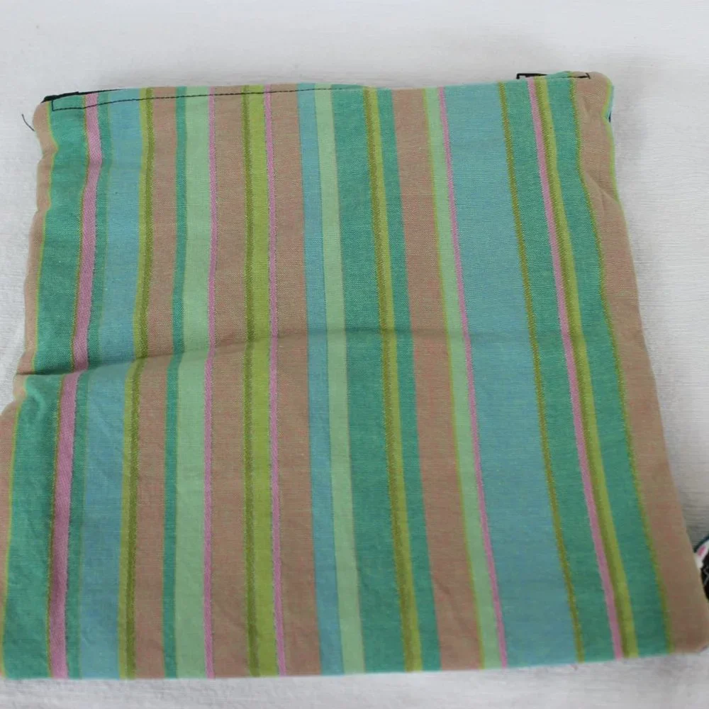 Llama Black & Green Print Zippered Pouch and Sunglass Case-Matching Set-Handmade